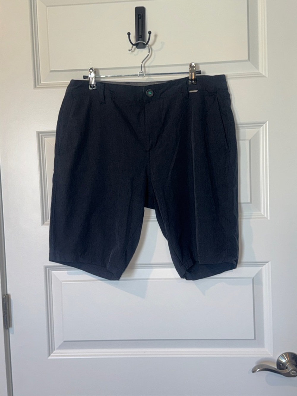 Linksoul Navy Flat-Front Performance Shorts